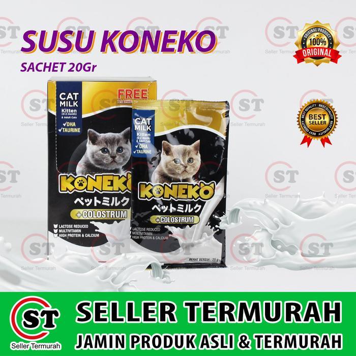 Susu Kucing KONEKO 200gr | Japan Licensed | Kitten & Adult Cat Milk - KONEKO 11SACHET