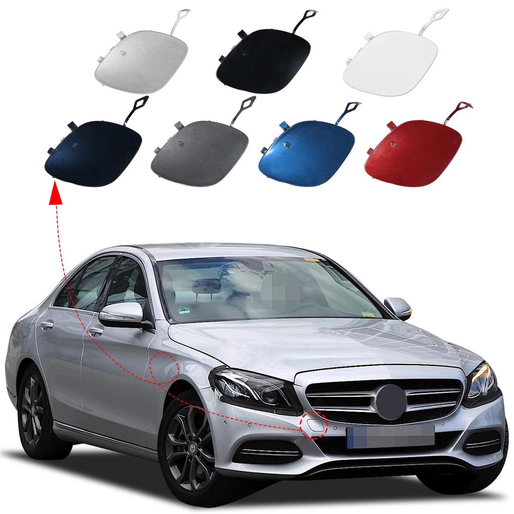 Front Bumper Tow Hook Cover Cap Eye For Mercedes-Benz C-Class W205 C180 C350 2014 2015 2016 2017 201