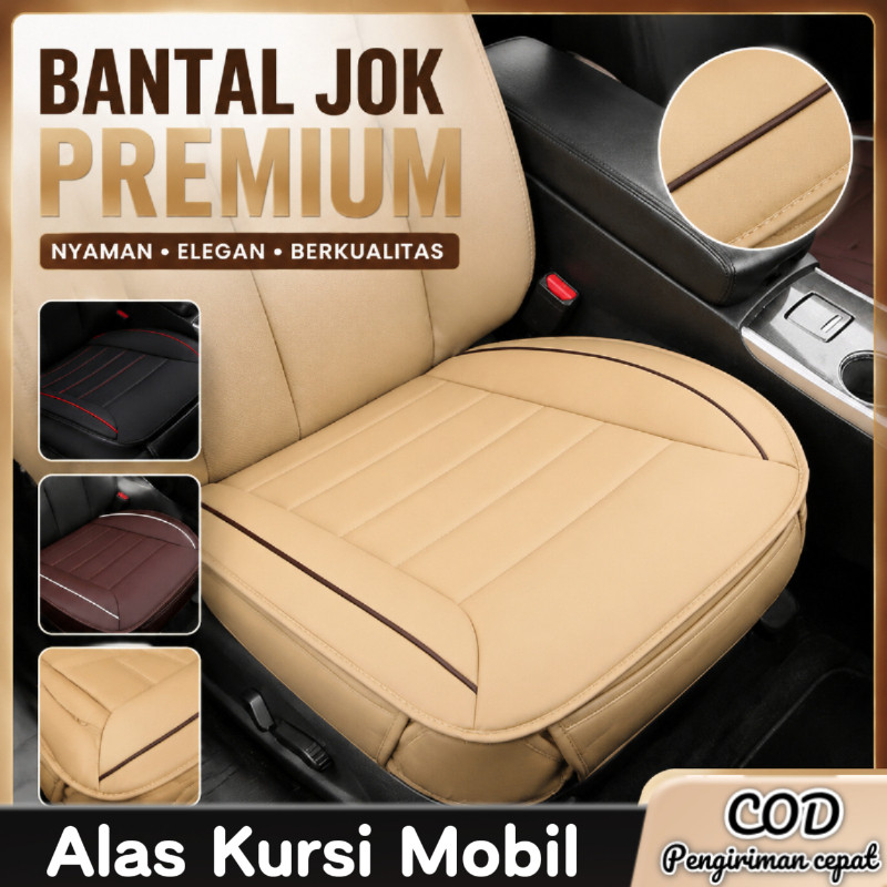 Alas Kursi Mobil Bantal Jok Mobil Kulit Premium Bantal Jok Mobil Kulit Sintetis Empuk Untuk Semua Je