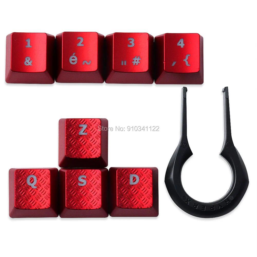 Keyboard Key Cap Set FPS MOBA Gaming Keycaps For  Mechanical Keyboard ZQSD Buttons with Key Puller K