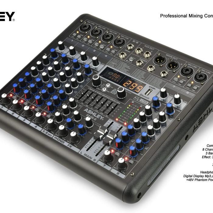 mixer audio ashley smr6 smr 6 (6channel) original