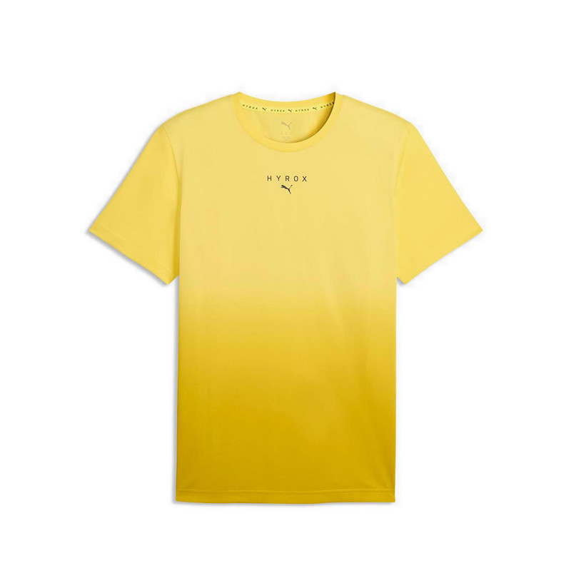 Puma X Hyrox Poly Graphic Men's Running T-Shirt - Yellow