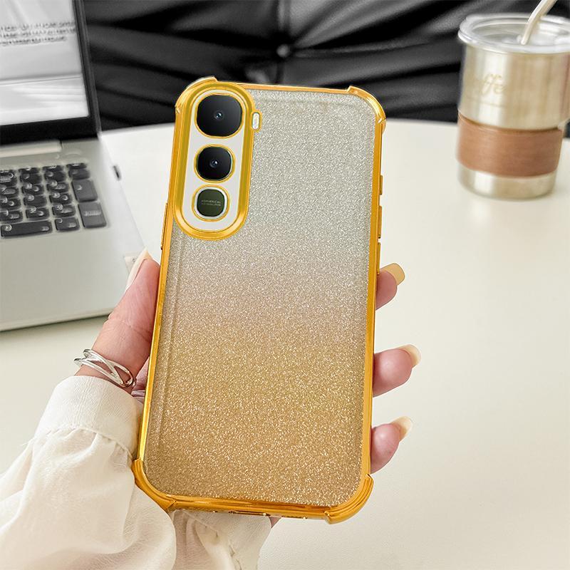 HP Soft Silikon Casing Untuk Vivo Y400 5G Case Untuk Vivo Y400 5G V2455 V2506 V2508 Casing berkilau 