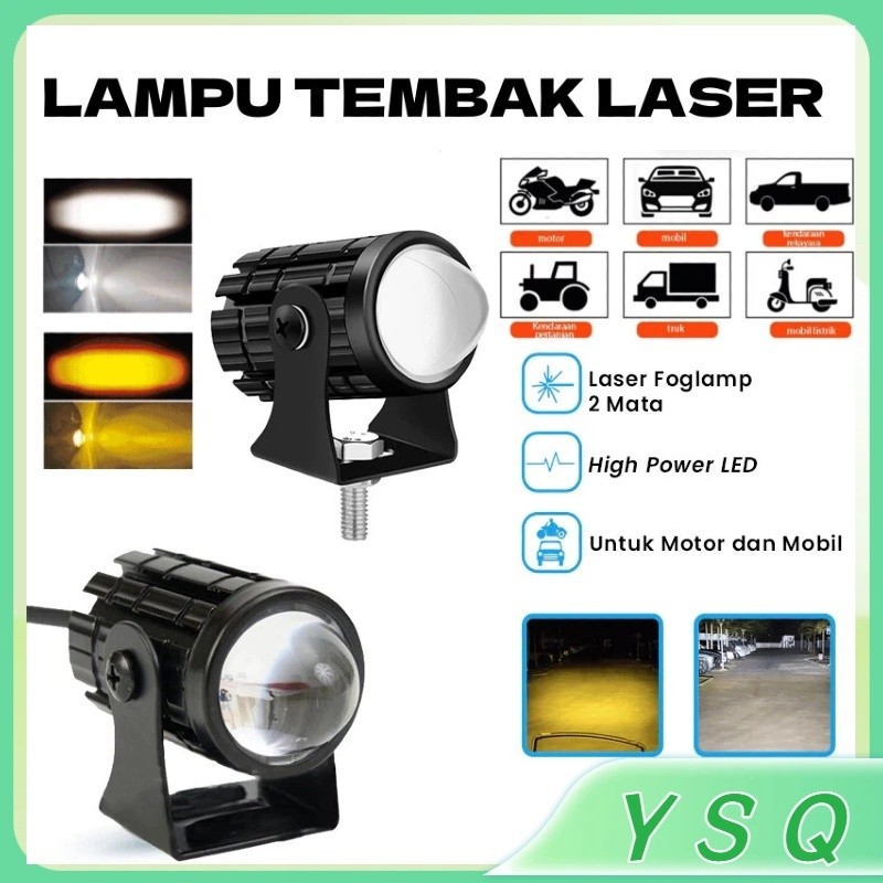 LAMPU TEMBAK lampu laser sorot motor Mini d2 laser lampu laser motor lampu led motor fjl.variasi
