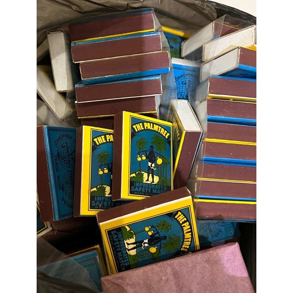 the palmtree korek kayu 1 pack kecil / korek api kayu palmtreen / korek kayu / korek jadul TERMURAH