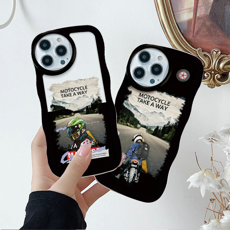 Casing Transparan Motif Motor Keren Bro Men Untuk XIAOMI 11T 12T 14T 12 Lite POCO X3 NFC X5 X6 X7 M3