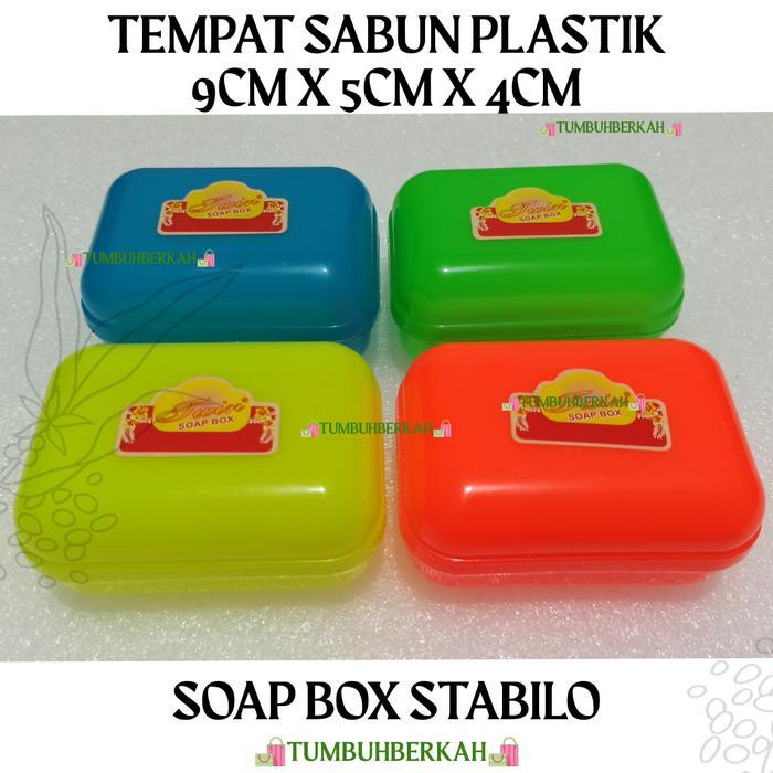 Tempat Sabun Plastik Warna Stabilo / Tempat Sabun Warna Polos