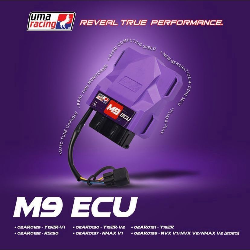 ECU UMA RACING M9 MX KING V1/ V2 VIXION NVA - SUPRA GTR  - SONIC 150 CBR 150 - NMAX OLD 155 - NMAX N
