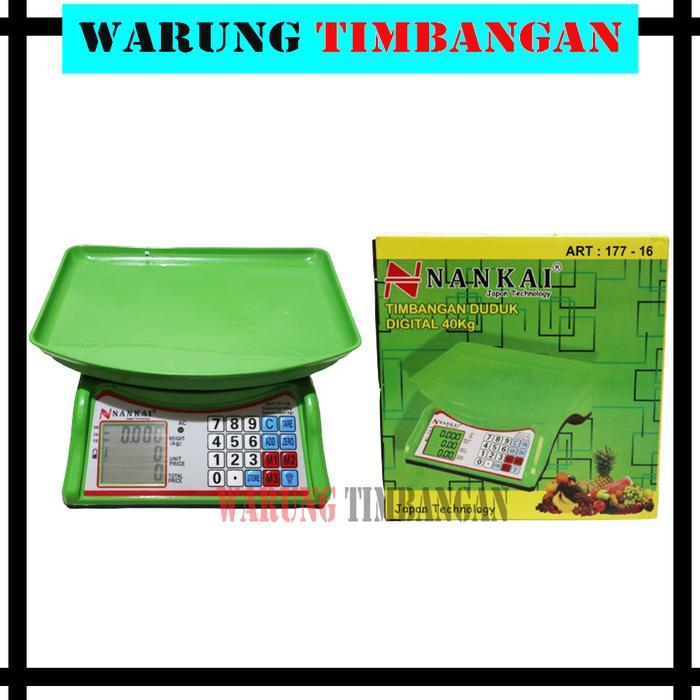 Nankai Timbangan Buah Digital 40Kg - Timbangan Digital 40kg Body PVC  Pasti Ori 