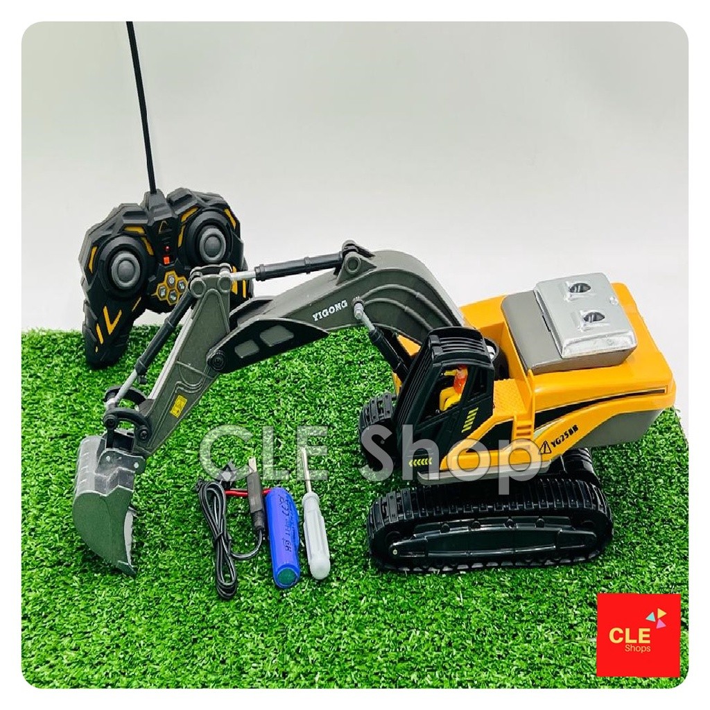 Mainan Mobil Truk Excavator Charger Remot Control / Mainan Mobil Rc Excavator