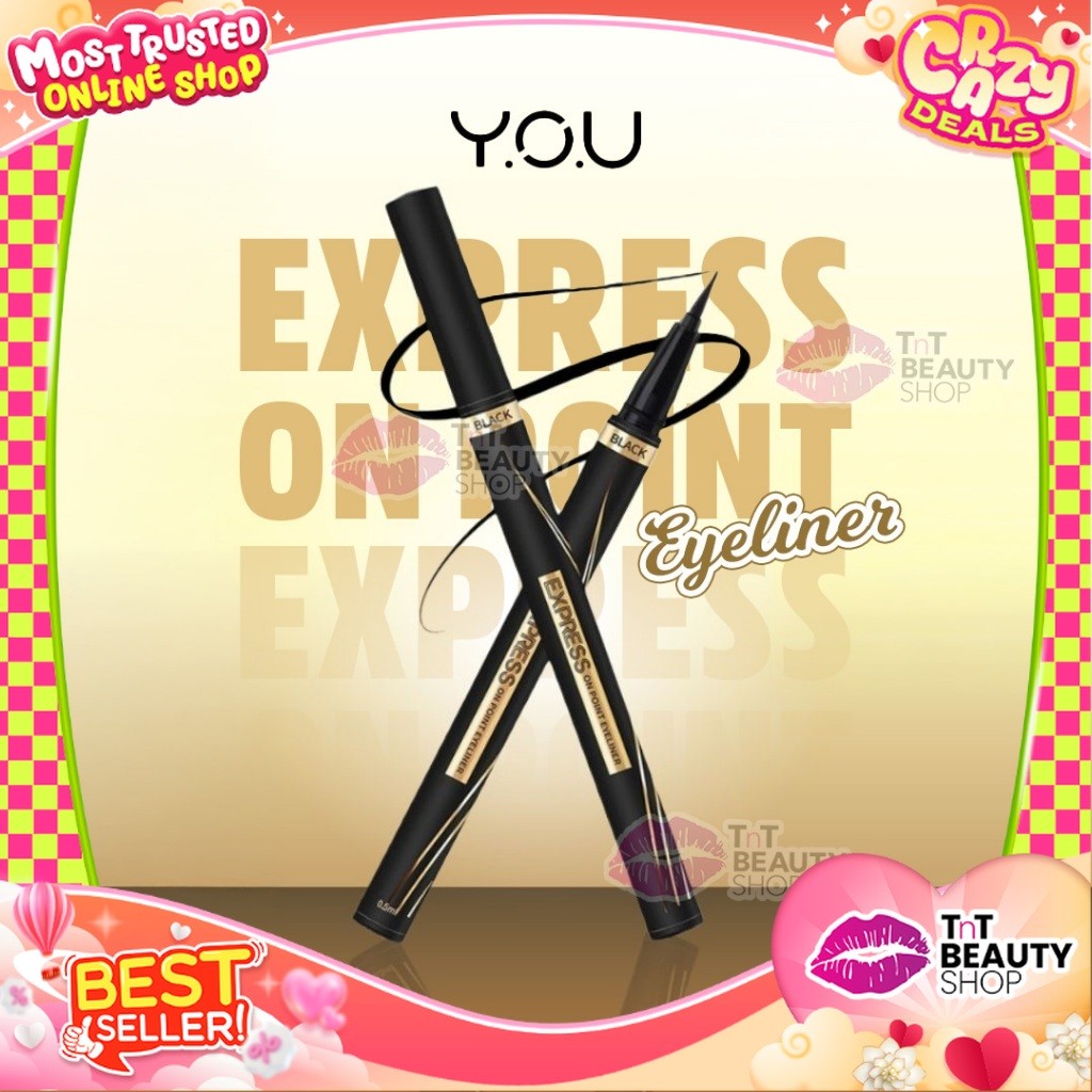 Y.O.U Express On Point Eyeliner Quick-set Formula Ultra Up to 12H Long-wear YOU | TnT Beauty Shop