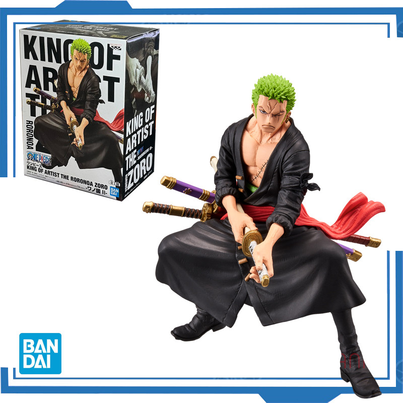 Bandai Original Banpresto One Piece King of Artist KOA The Roronoa Zoro Wano Country PVC Action Figu