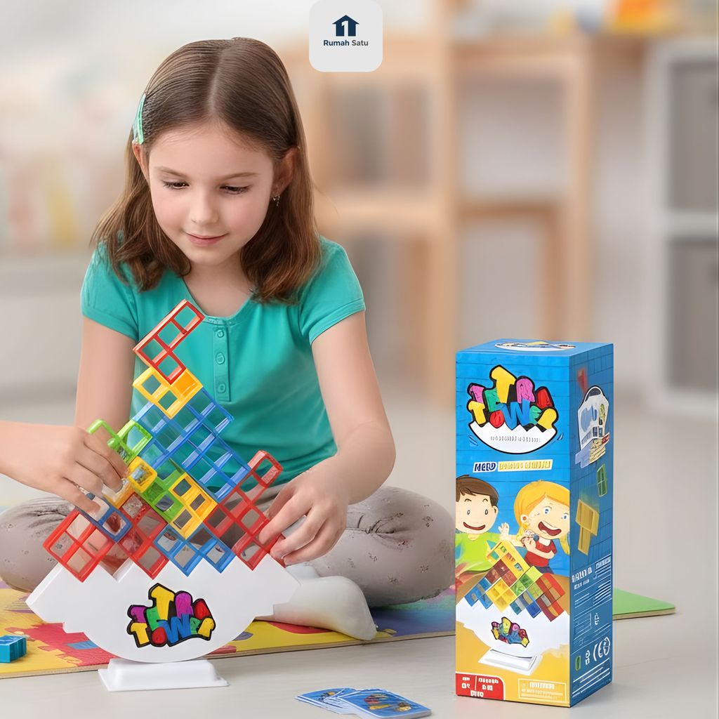 RUMAHSATU - Mainan Edukasi Tetra Tower Block (SS1561)