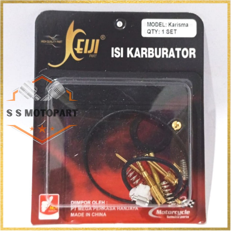 Isi Carburator KARISMA / SUPRA X 125 Repair Kit Ori KEIJI
