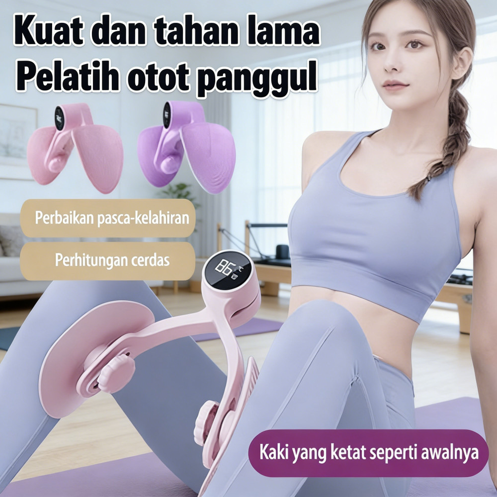 Pembentuk paha Kegel kaki otot pengangkat pelatih perut dada nirkabel wanita pria.