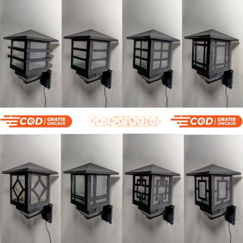 lampu dinding minimalis outdoor / lampu hias dinding