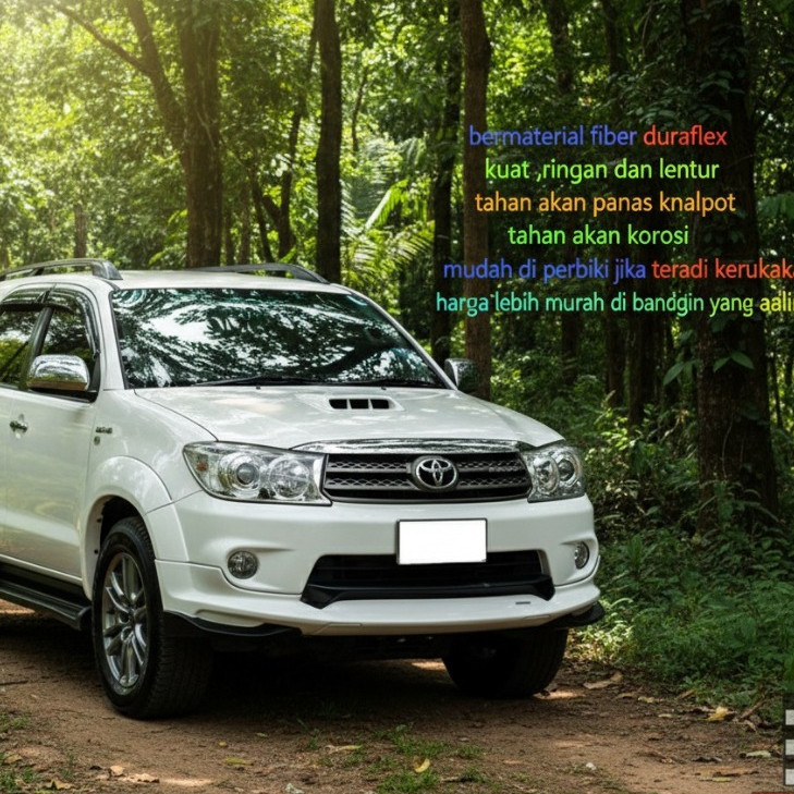 (Garansi) bodykit toyota fortuner trd3 2006-2011 bodykit fortuner