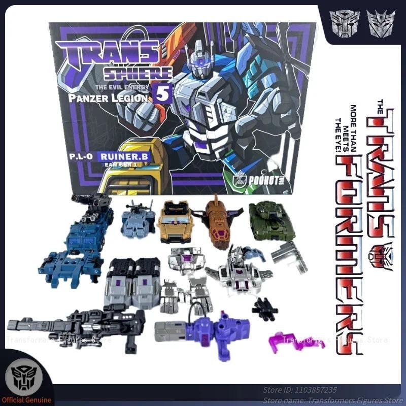 In Stock Transformers 5-in-1 Small Scale Panther PT05 PT-05 Bruticus Action Figure Anime Movable Rob