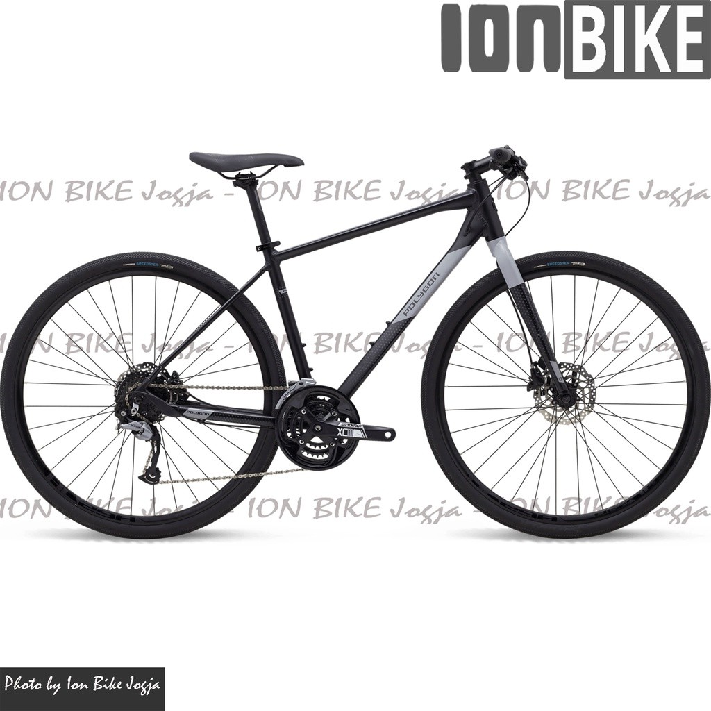 Sepeda Urban 700c Polygon Path 3 Terbaru Frame Alloy Ringan 9 Speed 3.0 Hybrid 700 c Commuter Bike T