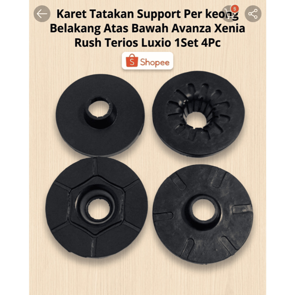 Karet Per Keong Avanza/Karet Tatakan Bantalan Per Spiral Per Keong Avanza/Ganjel Peninggi Spiral Ava