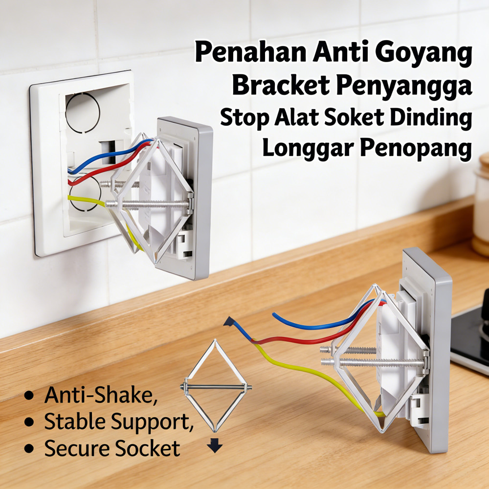 Box Perbaikan Saklar Kaset, Tongkat Pendukung, Rahasia Dudukan, Aksesori Tukang Listrik, Wall Instal