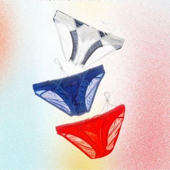 GX3 HYBRID COLOR BIKINI SWIMWEAR - UKURAN L - CELANA RENANG PRIA I - Biru