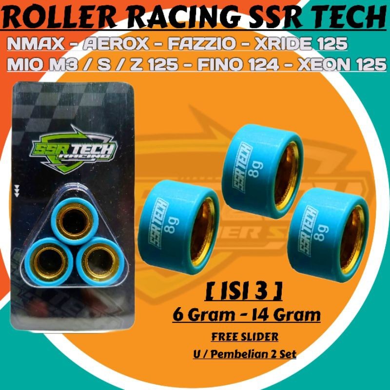 TERLARIS Roller Racing Nmax Aerox Mio M3 GT 125 Fazzio SSR TECH jk-3