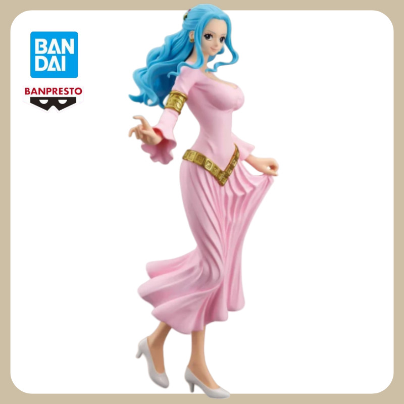 100% Bandai Official Banpresto ONE PIECE GLITTER & GLAMOURS World Conference Vivi Anime Figure Model
