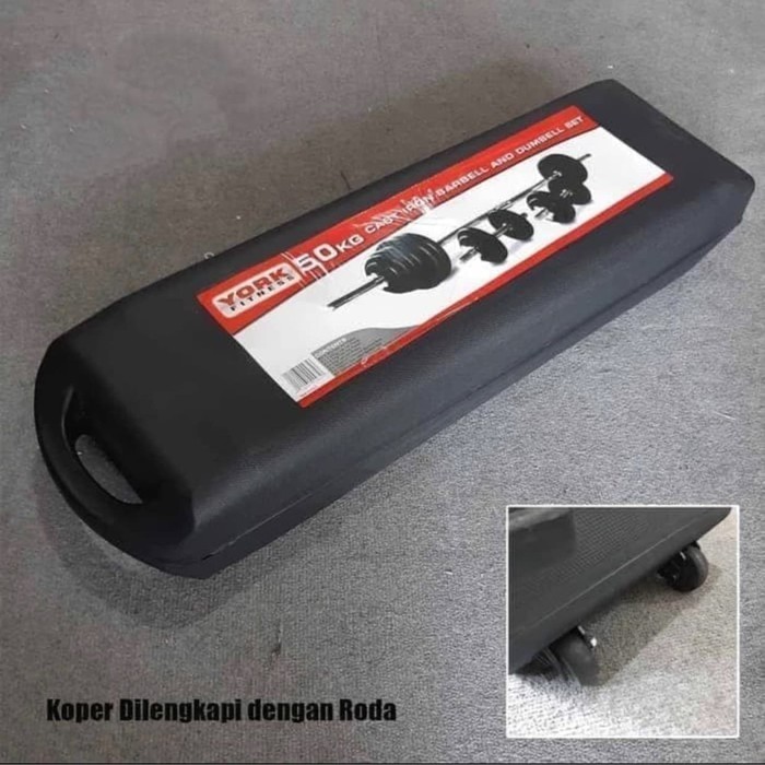 Dumbell York Set Chrome 50KG Dumbell York 50KG Dumbell Set York 50KG Barbel Set