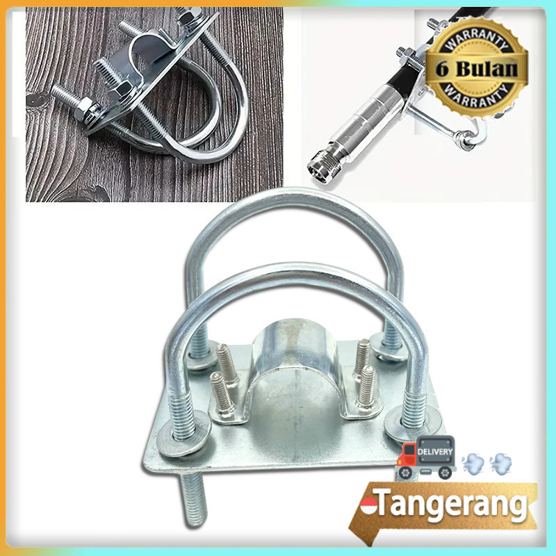 Antenna Clamp / Klem Antena / Bracket Pipa Penyangga Boom Antena