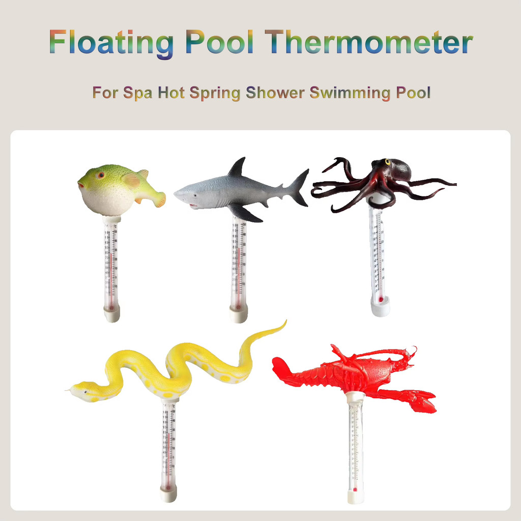 Swimming Pool Thermometer Water Thermometer shark octopus python Pool Thermometer For Hot Tub Baby B