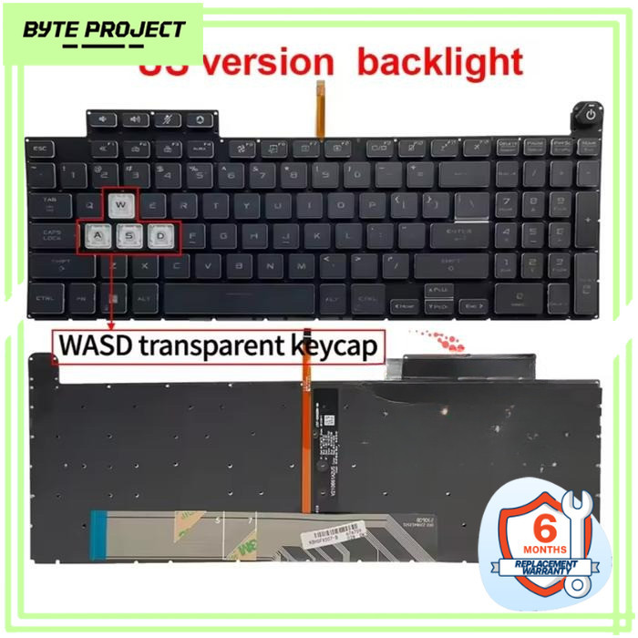 ORI Keyboard Asus TUF Gaming F15 FA507 FA507R FX507 FX507RE FX507ZC FX507ZE FX507ZR GA507 FX517