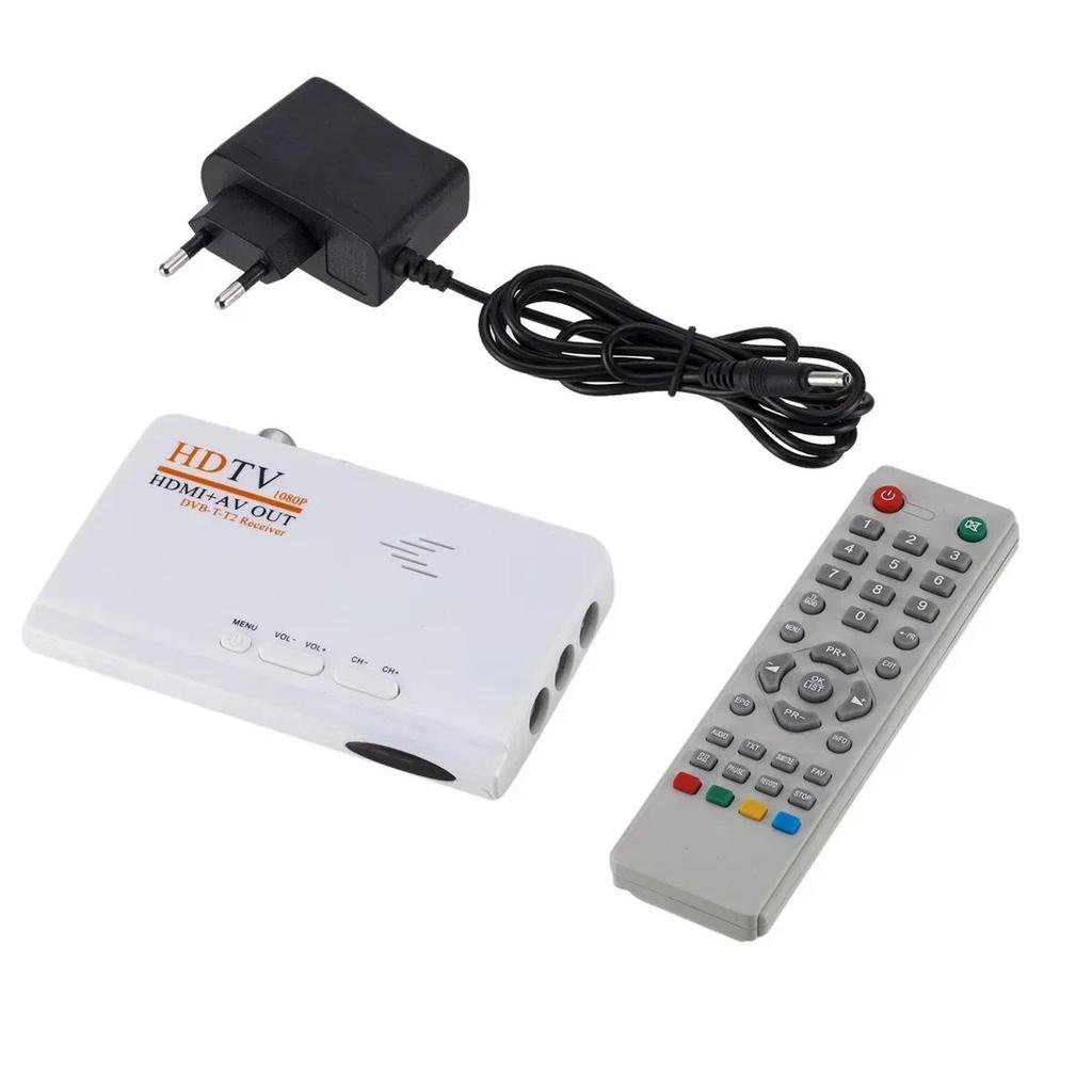 DVB-T2 Receiver DVB-T AV to VGA TV Box HDMI-Compatible VGA MPEG4 RF gital Set-top Box