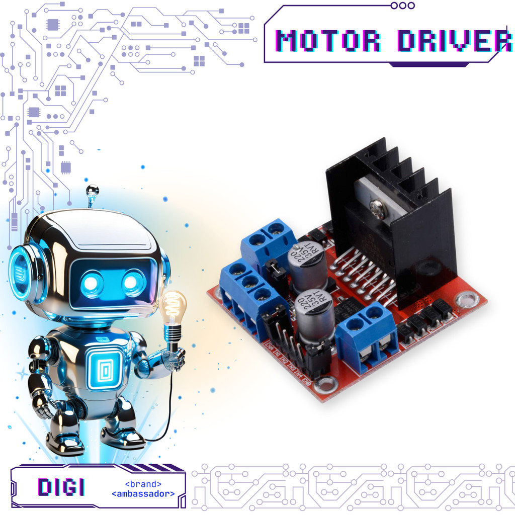 L298N Motor Driver - L298 - Digibot