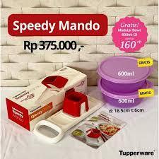 speedy mando tupperware /pemotong bawang merah bawang putih.