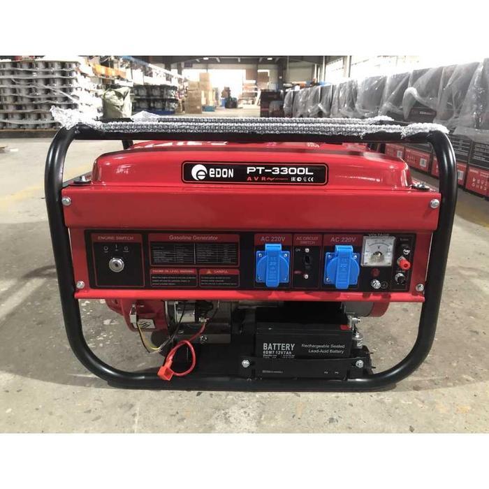 Genset 3000 max 3300 watt EDON PT 3300 Genset bensin Edon / izumi Gasoline Generator Generator Bensi