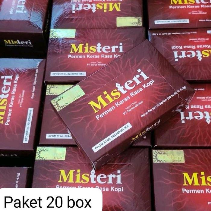 paket 9 box permen misteri candy permen kopi misteri 100% original