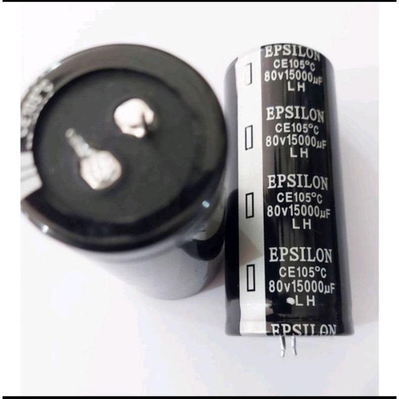 Elco Epsilon 15000uf 80v Original Elko For Audio