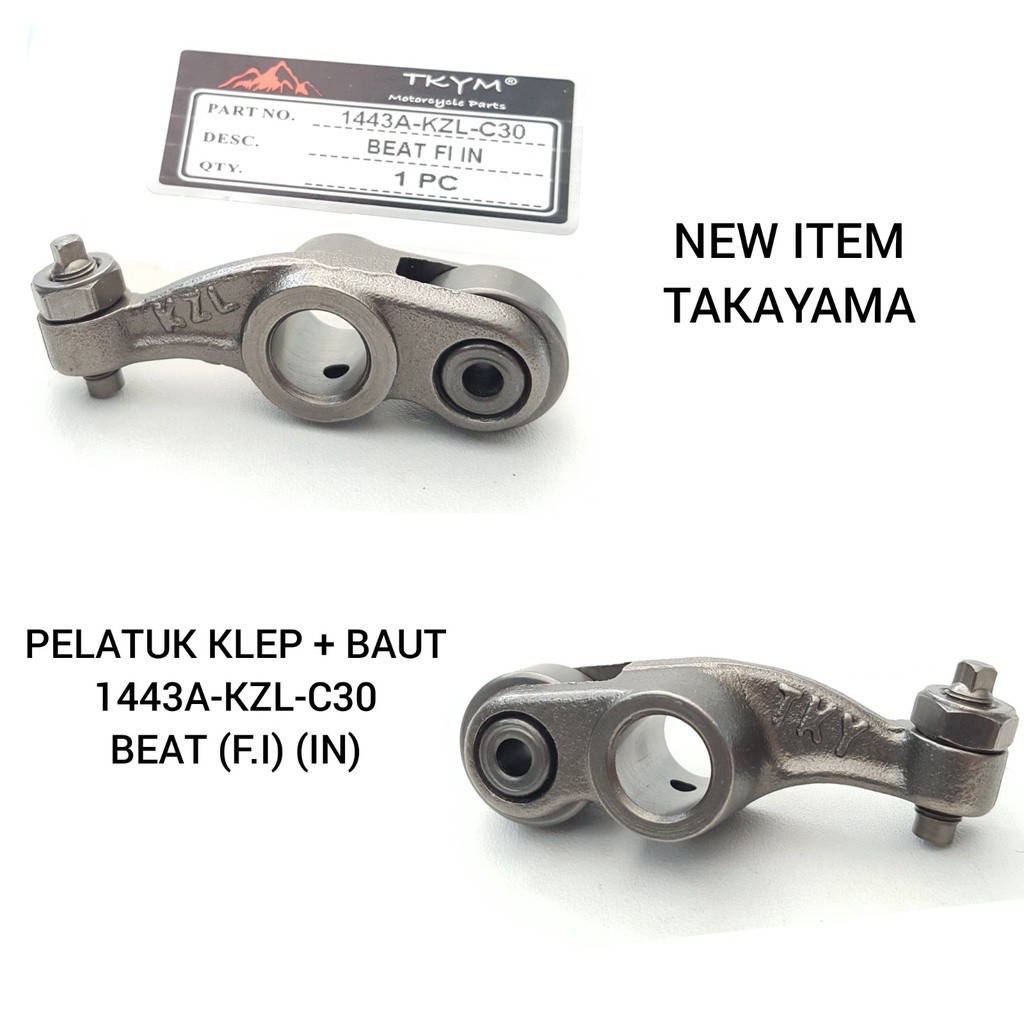 PLATUK KLEP + BEARING HONDA BEAT FI IN HARGA SATUAN  (1443A-KZL-C30) MERK TAKAYAMA