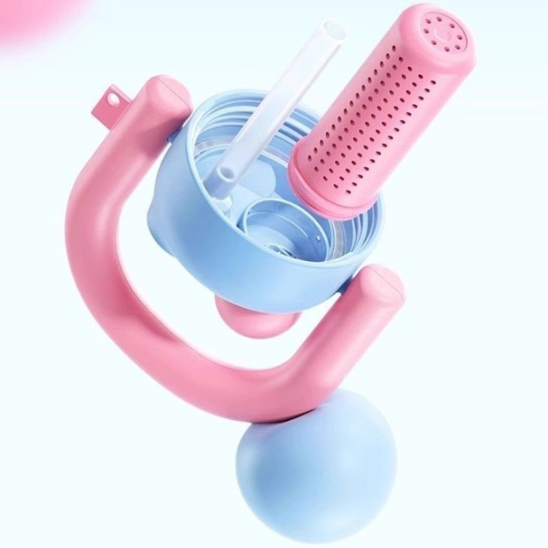 GROWSIR Botol Minum Infuser Buah Lucu 850ml Sedotan Saringan | Tumbler Anak Lucu Anti Bocor BPA FREE