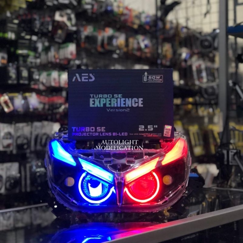 BILED AEROX NEW CUSTOM BILED AES TURBO SE EXPERIENCE V2 FULL SET REFLEKTOR