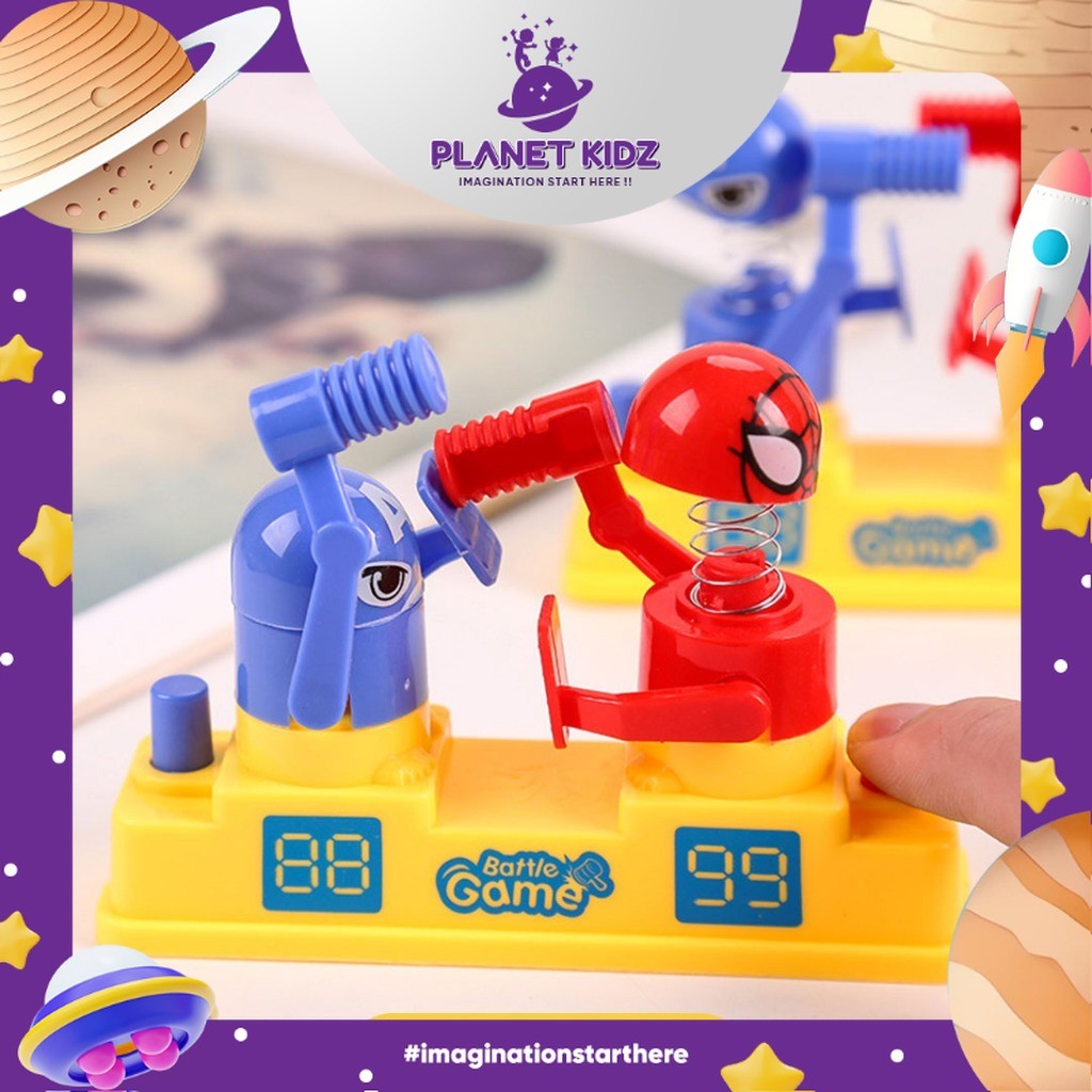 PLANETKIDZ FK521 Mainan Edukasi Anak Palu Martil Hammer Head Battle Funny Board Game / Mainan Anak L