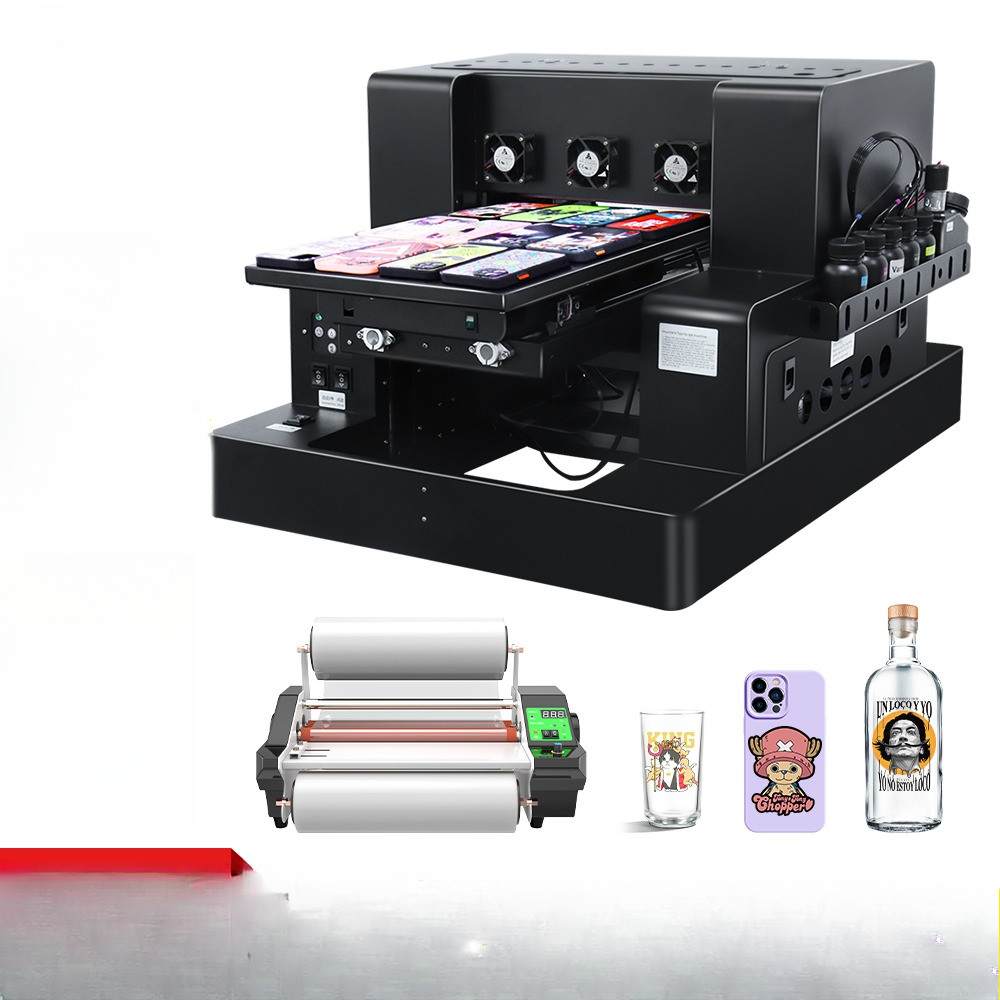A3 UV Printer XP600 UV Flatbed Printing Machine A3 UV DTF Printer For Pen Bottle Wood UV Flatbed Pri