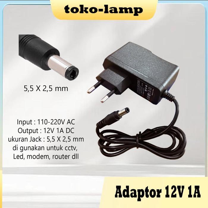 Adaptor 12V1A cctv power adaptor 12v 2a STB CCtv 12v 5a kamera - adaptor=12V1A