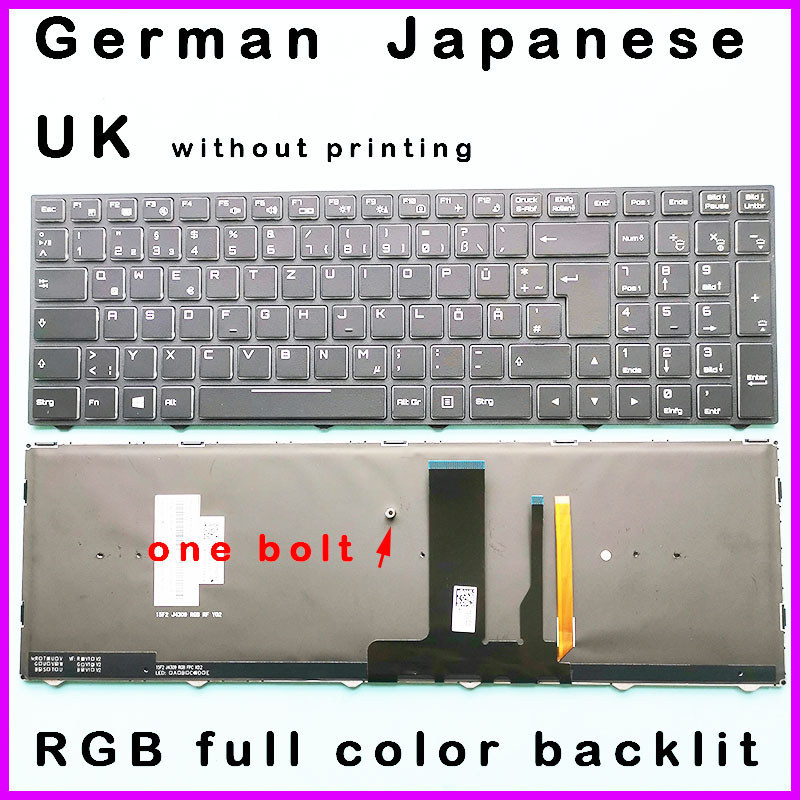 RGB full color backlit keyboard For Clevo P950EP6 P955EP6 P950ER P955ER P950HR P950HP6 P957HP6 P950H