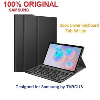 VOLTCELL Targus Book Cover Keyboard Samsung Tab S6 Lite Original 100% - Hitam