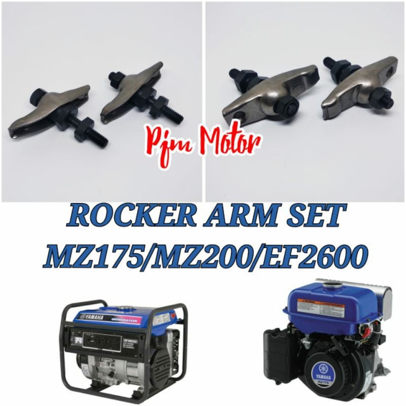 ROCKER ARM SET BURUNG PIANO TAPAK PELATUK KLEP MESIN PENGERAK DAN GENSET MZ175 MZ200 EF2600 YAMAHA