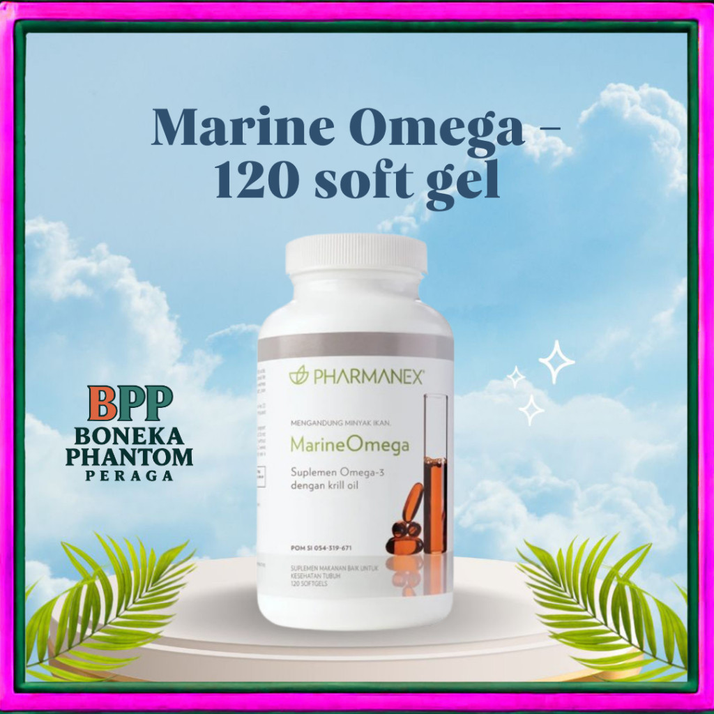 BPP Marine Omega Nu Skin Original – Suplemen Omega 3 Minyak Ikan Untuk Jantung & Otak Sehat