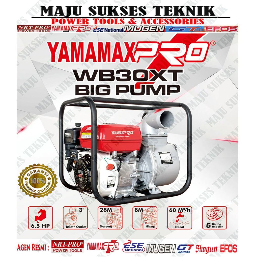 YAMAMAX PRO WB 30 XT Pompa  Air Alkon Sawah Irigasi 3 Inch Water Pump