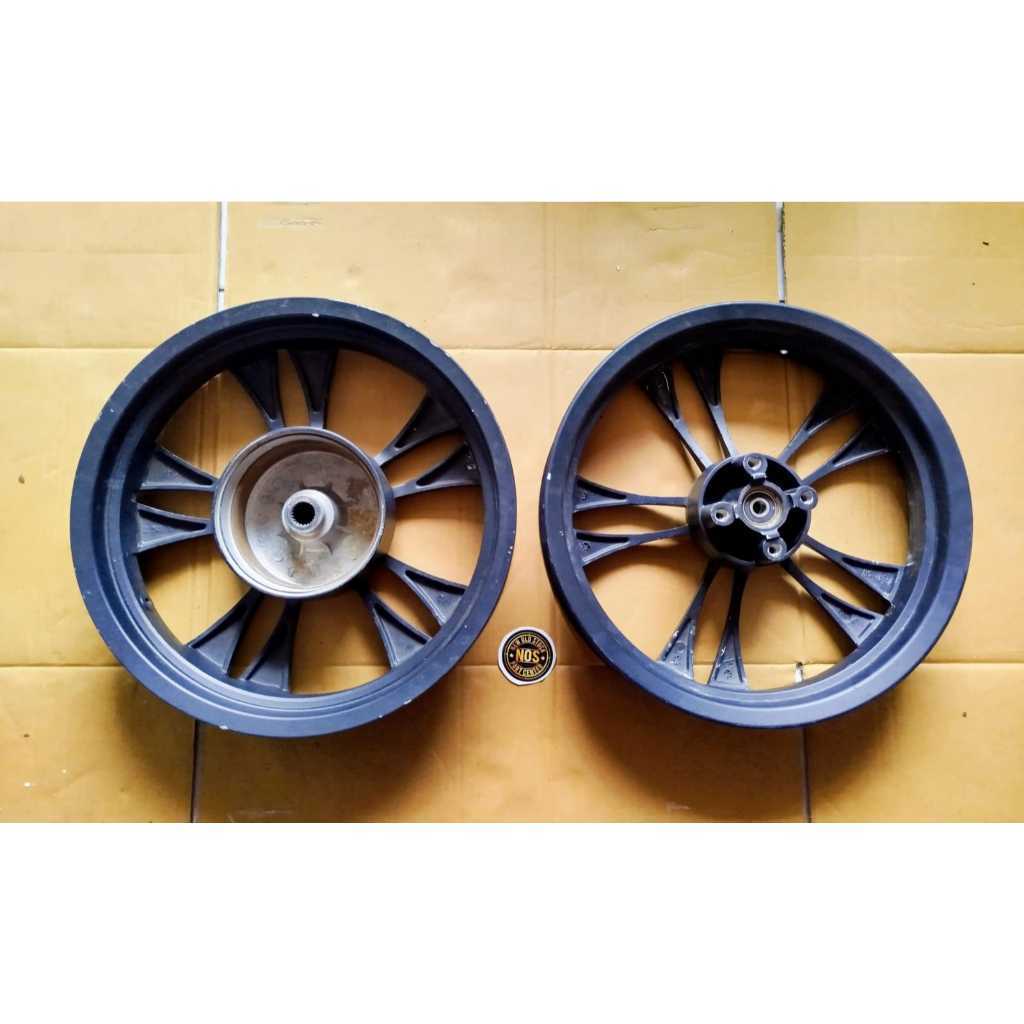VELG VELEG PELEK PALANG BINTANG RACING TAPAK LEBAR UKURAN RING RENG 14 DEPAN BELAKANG HONDA VARIO  S